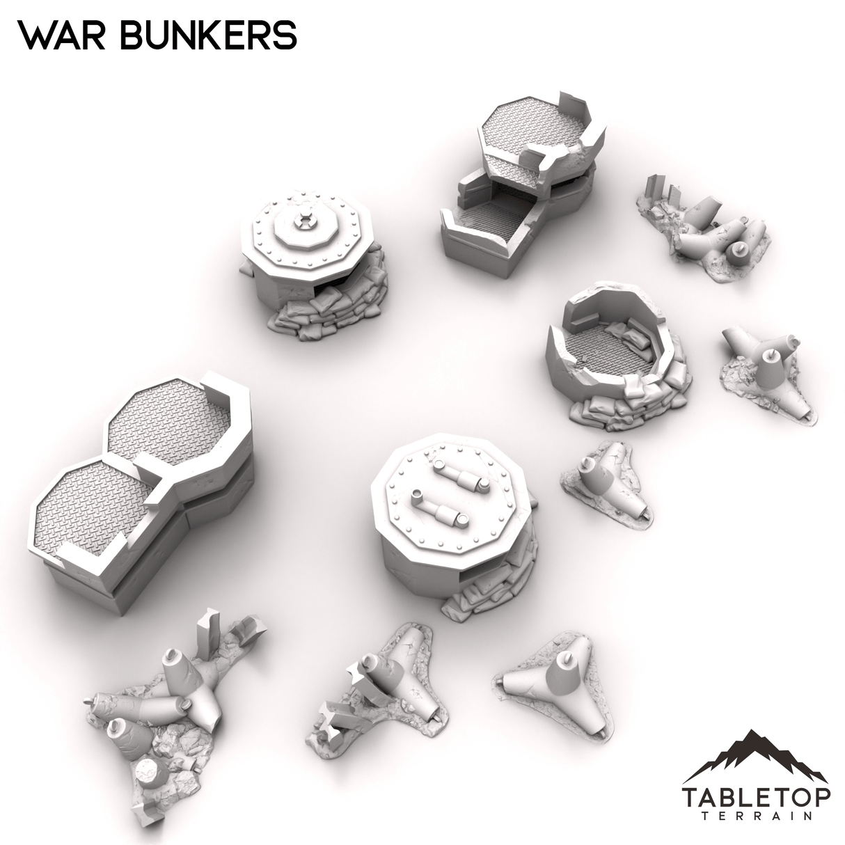 Tabletop Terrain Terrain War Bunkers