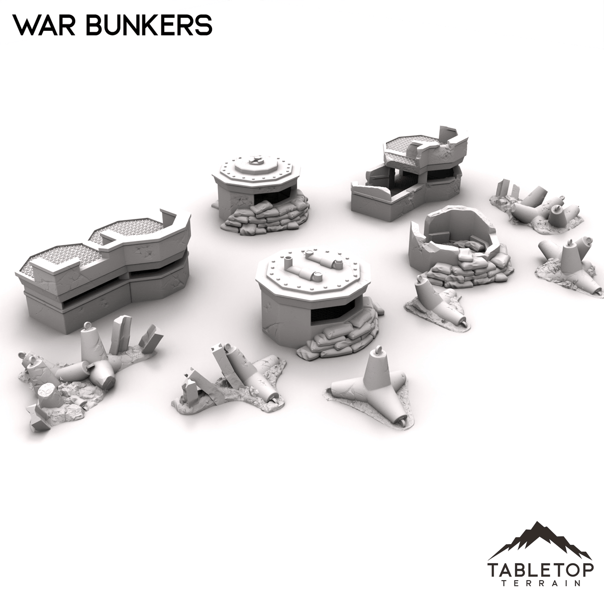 Tabletop Terrain Terrain War Bunkers