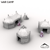 Tabletop Terrain Terrain War Camp - Kingdom of Saxonia