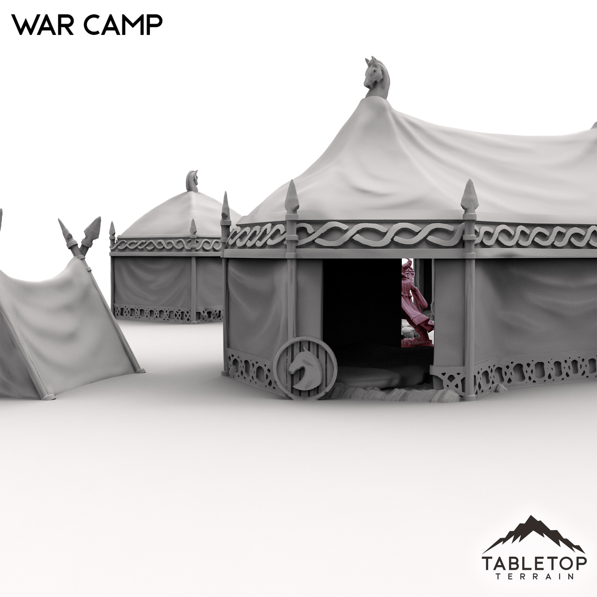 Tabletop Terrain Terrain War Camp - Kingdom of Saxonia