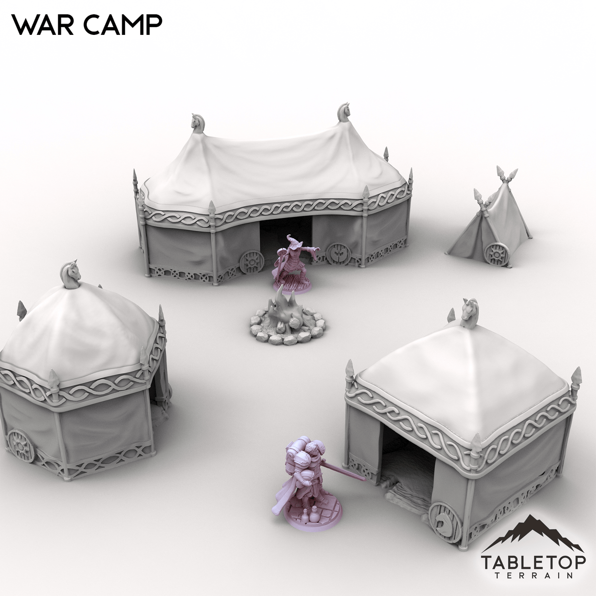 Tabletop Terrain Terrain War Camp - Kingdom of Saxonia