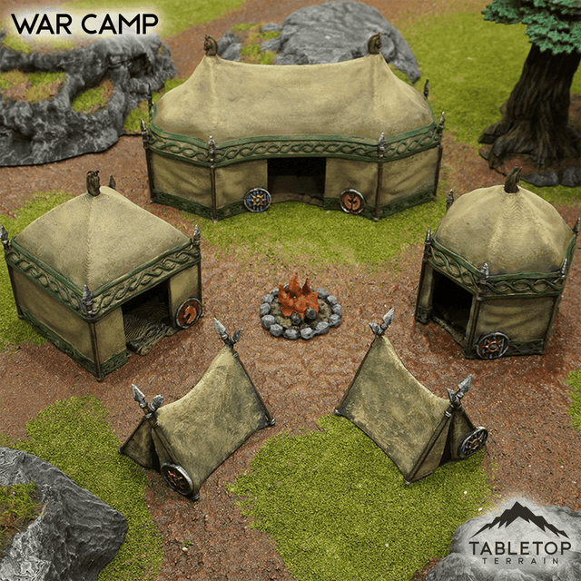 Tabletop Terrain Terrain War Camp - Kingdom of Saxonia