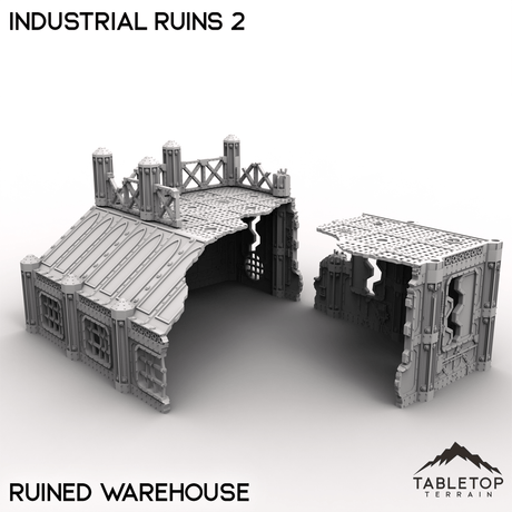 Tabletop Terrain Terrain Warehouse Industrial Ruins 2