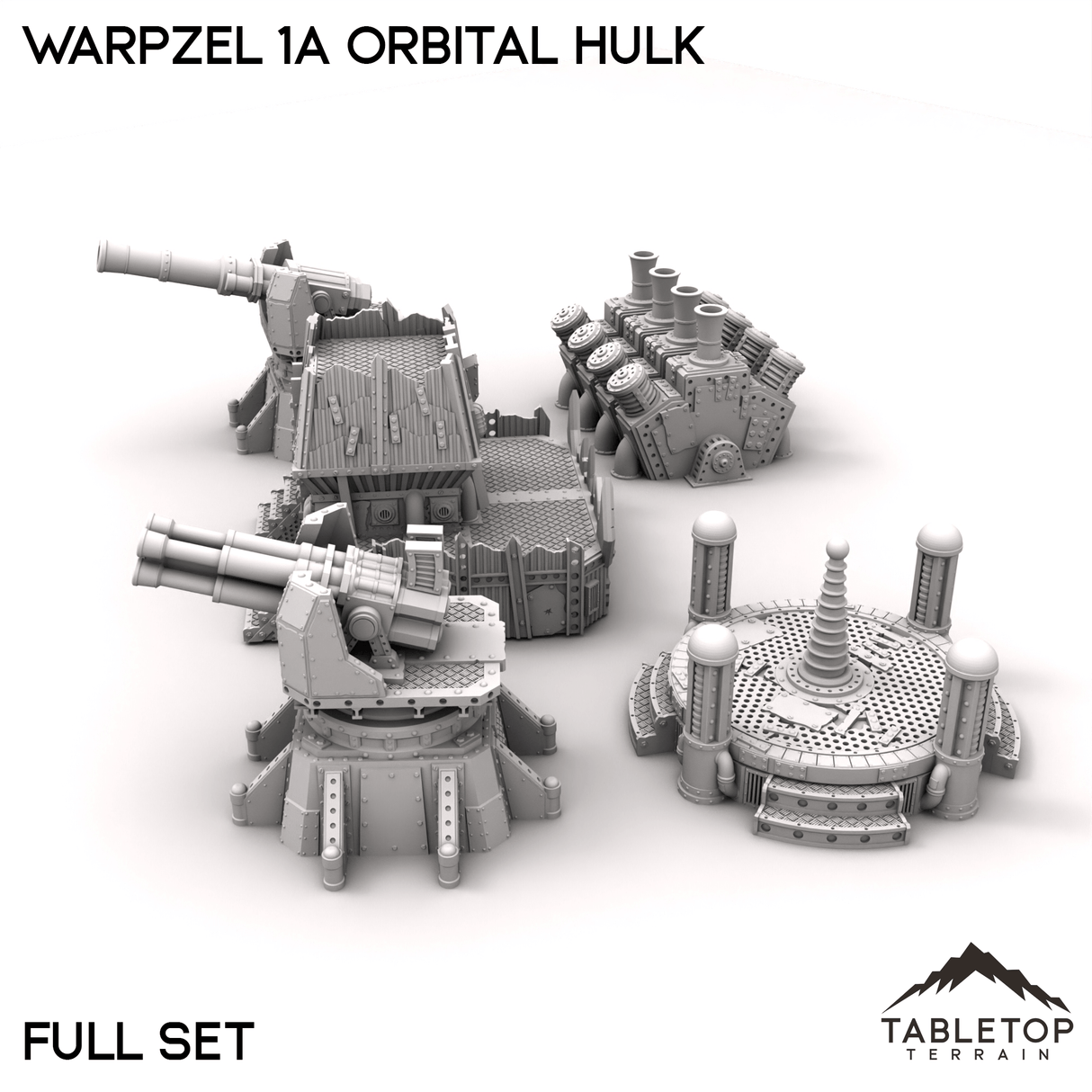 Tabletop Terrain Terrain Warpzel 1A Orbital Hulk