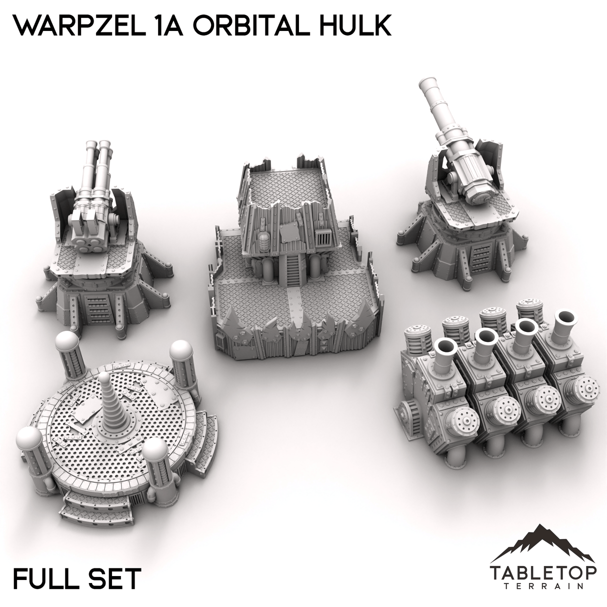 Tabletop Terrain Terrain Warpzel 1A Orbital Hulk