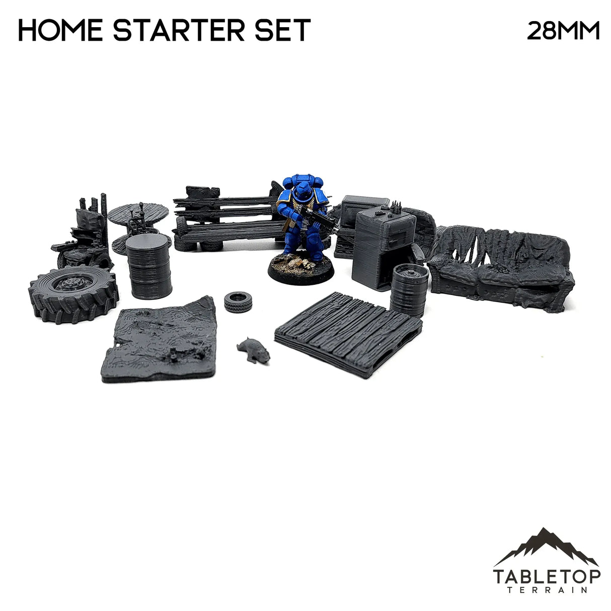 Tabletop Terrain Terrain Wasteworld Home Starter Kit - Apocalyptic Terrain
