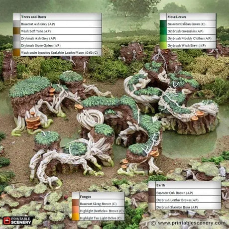 Tabletop Terrain Terrain Wild Roots - The Gloaming Swamp