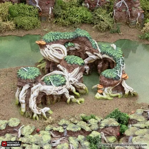 Tabletop Terrain Terrain Wild Roots - The Gloaming Swamp
