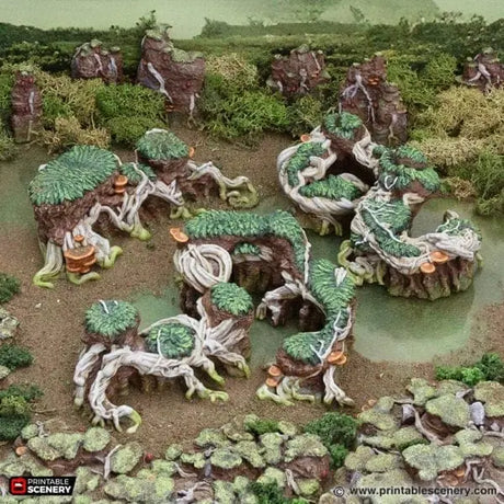 Tabletop Terrain Terrain Wild Roots - The Gloaming Swamp
