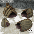 Tabletop Terrain Terrain Wildman Huts - Kingdom of Saxonia