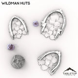 Tabletop Terrain Terrain Wildman Huts - Kingdom of Saxonia
