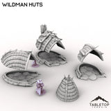 Tabletop Terrain Terrain Wildman Huts - Kingdom of Saxonia