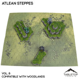Tabletop Terrain Terrain Woodlands Compatible Map Hill Sets - Atlean Steppes