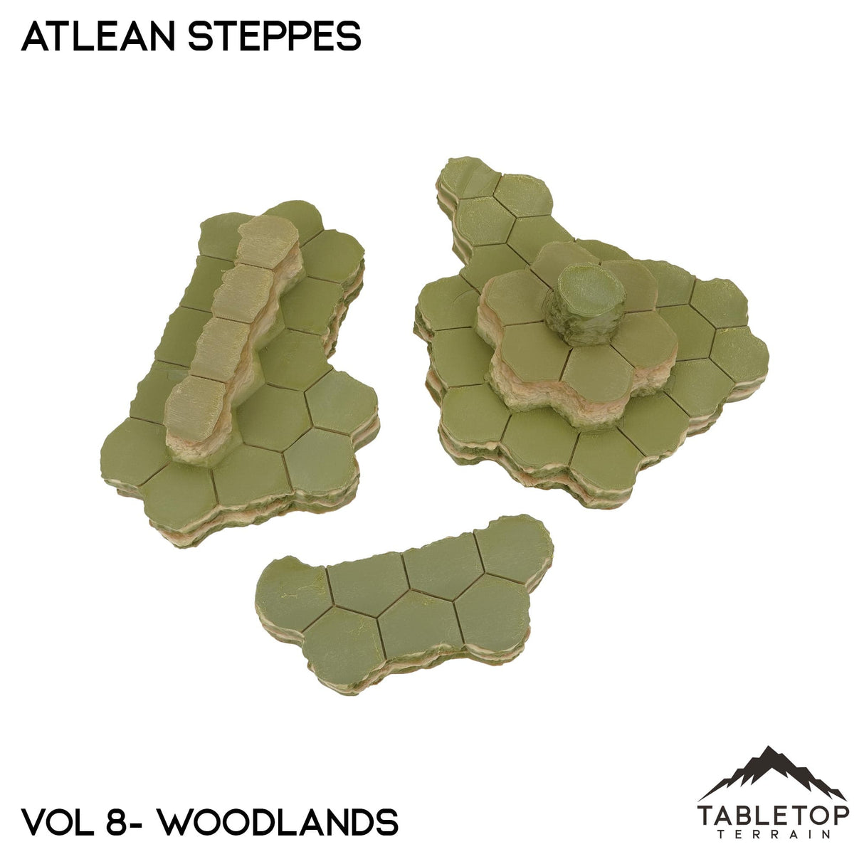 Tabletop Terrain Terrain Woodlands Compatible Map Hill Sets - Atlean Steppes