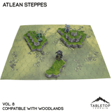 Tabletop Terrain Terrain Woodlands Compatible Map Hill Sets - Atlean Steppes