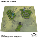 Tabletop Terrain Terrain Woodlands Compatible Map Hill Sets - Atlean Steppes