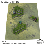 Tabletop Terrain Terrain Woodlands Compatible Map Hill Sets - Atlean Steppes