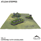 Tabletop Terrain Terrain Woodlands Compatible Map Hill Sets - Atlean Steppes