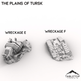 Tabletop Terrain Terrain Wreckage E / 32mm The Plains of Tursk