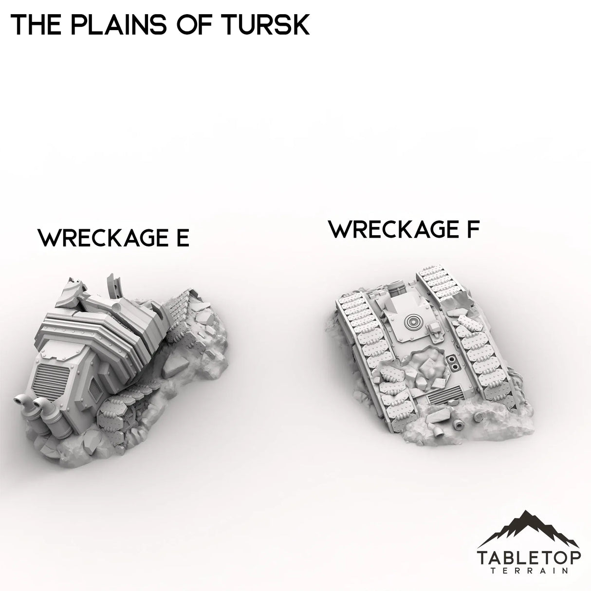 Tabletop Terrain Terrain Wreckage E / 32mm The Plains of Tursk