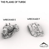 Tabletop Terrain Terrain Wreckage E / 32mm The Plains of Tursk