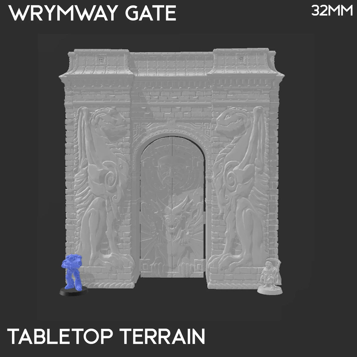 Tabletop Terrain Terrain Wrymway Gate - Rise of the Halflings - Fantasy Terrain