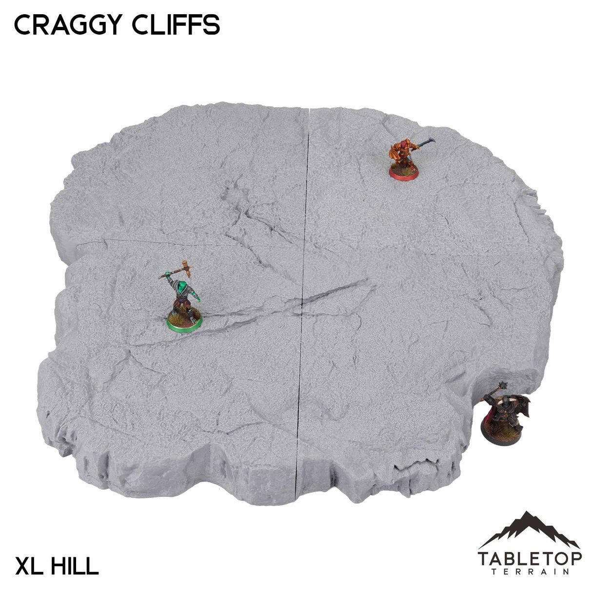 Tabletop Terrain Terrain XL Hill Craggy Cliffs Wargaming Hills