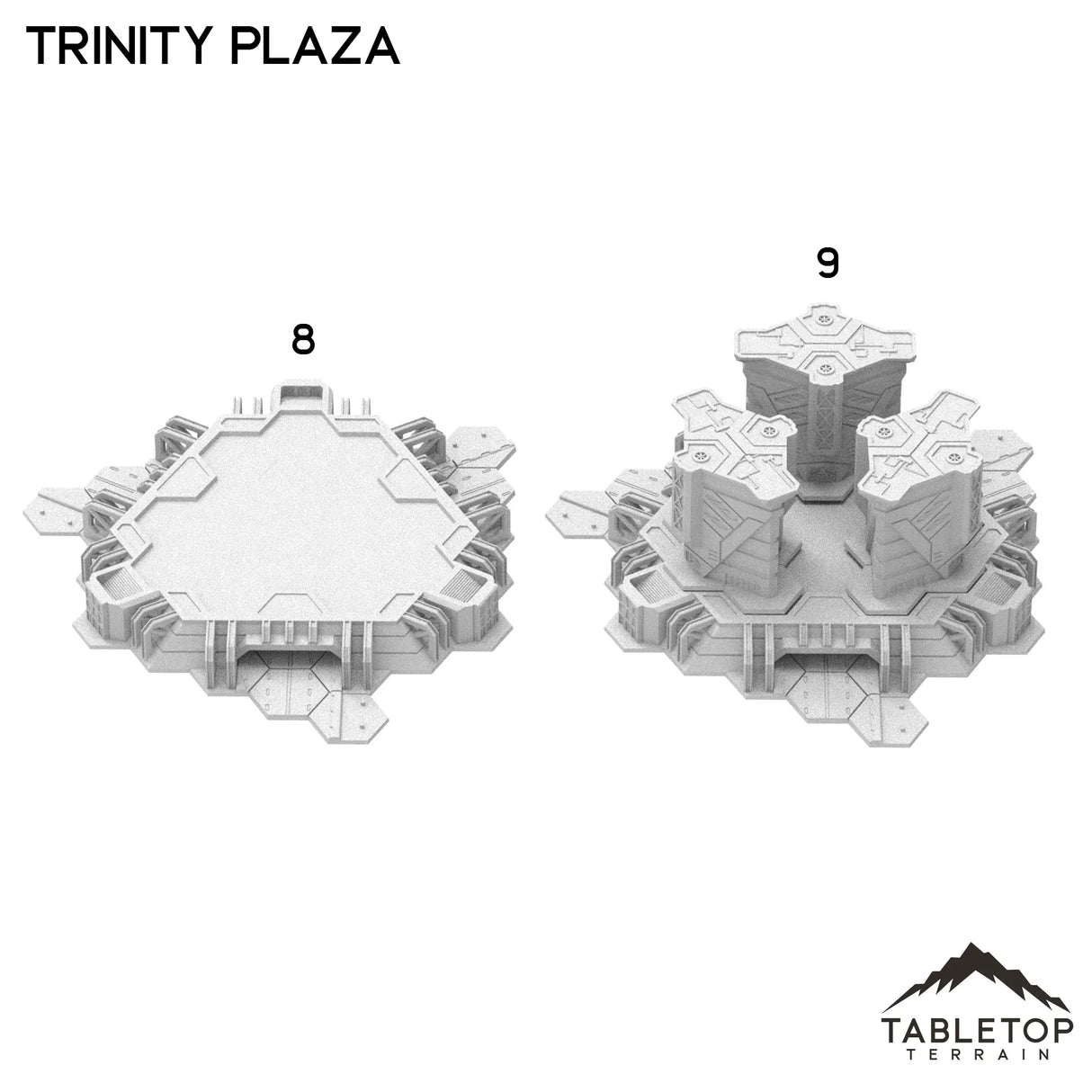 Tabletop Terrain Terrain Y-4L/2L Turn A Inter HEXTECH City Streets - 6mm