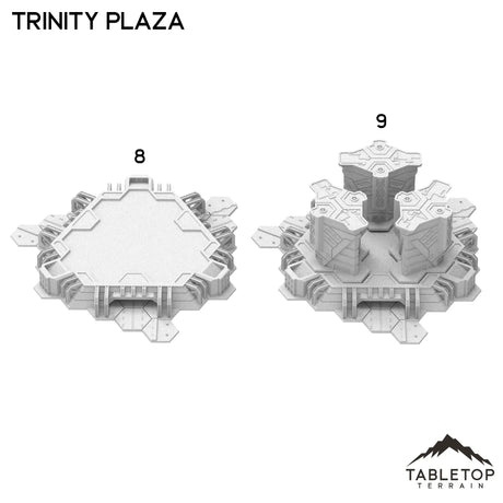 Tabletop Terrain Terrain Y-4L/2L Turn A Inter HEXTECH City Streets - 6mm