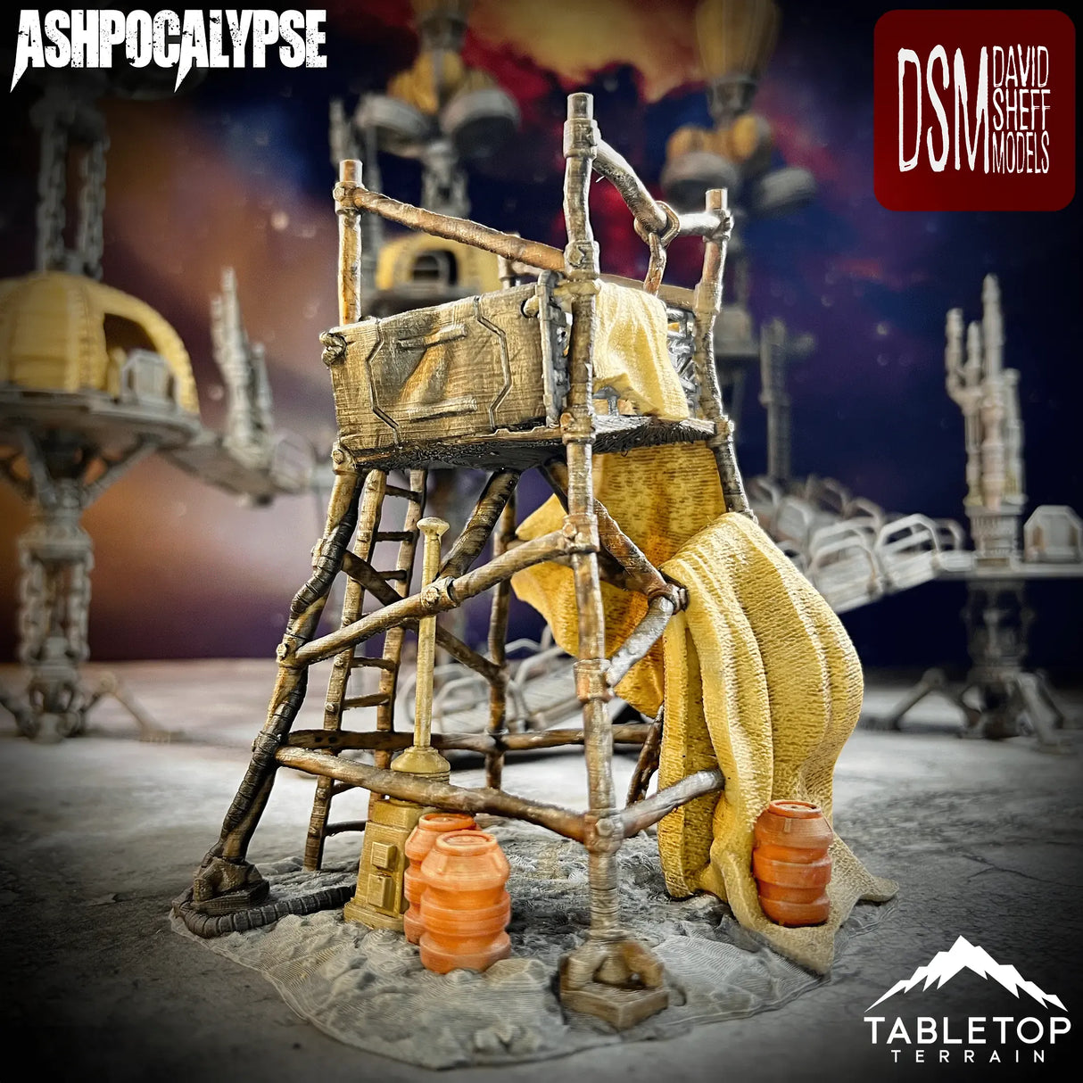 Tabletop Terrain Tower Ashpocalypse Sentry Tower