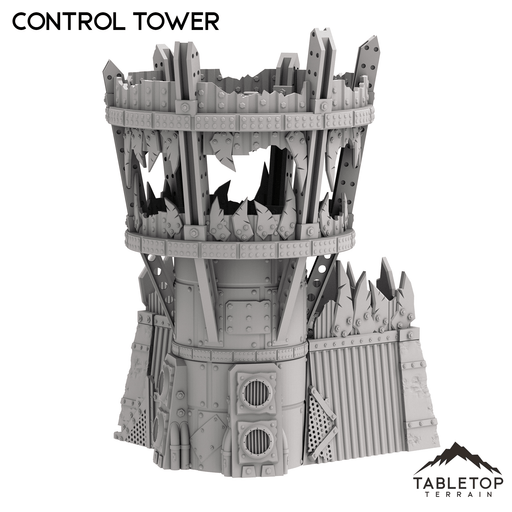 Tabletop Terrain Tower Control Tower - Warpzel-1A Orc Space Program