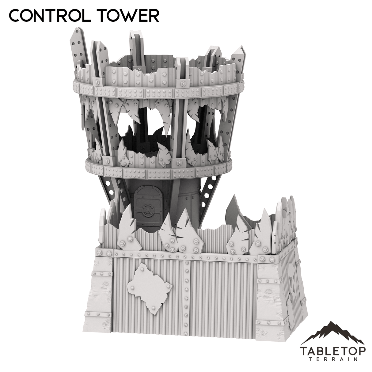 Tabletop Terrain Tower Control Tower - Warpzel-1A Orc Space Program