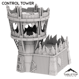 Tabletop Terrain Tower Control Tower - Warpzel-1A Orc Space Program