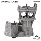 Tabletop Terrain Tower Control Tower - Warpzel-1A Orc Space Program