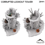 Tabletop Terrain Tower Corrupted Lookout Tower