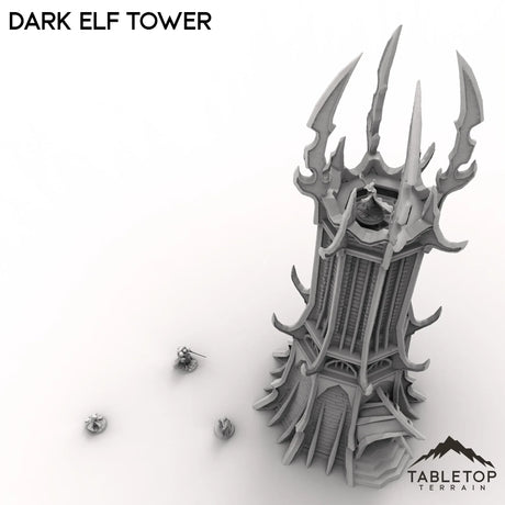 Tabletop Terrain Tower Dark Elf Tower