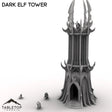 Tabletop Terrain Tower Dark Elf Tower