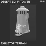 Tabletop Terrain Tower Desert Sci-Fi Tower - Star Wars Legion Tower