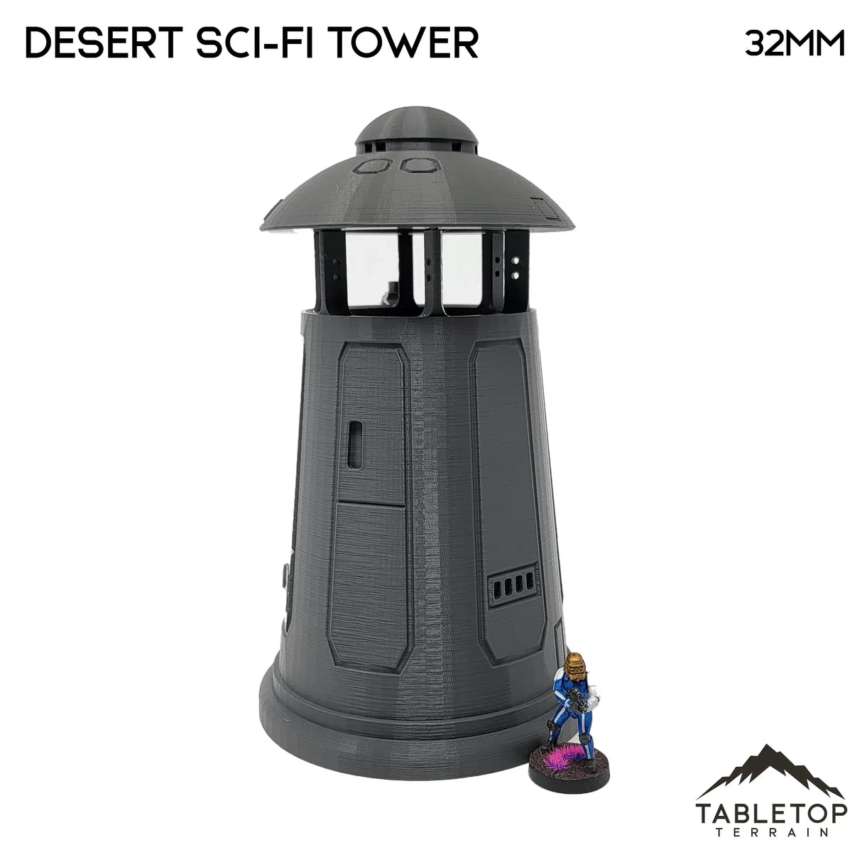 Tabletop Terrain Tower Desert Sci-Fi Tower - Star Wars Legion Tower