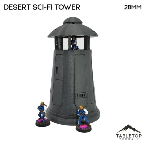 Tabletop Terrain Tower Desert Sci-Fi Tower - Star Wars Legion Tower