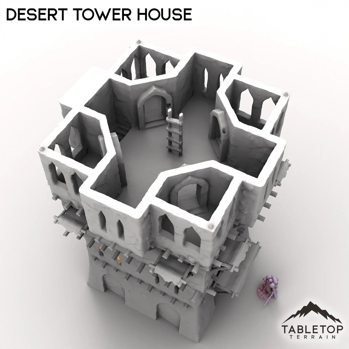 Tabletop Terrain Tower Desert Tower House