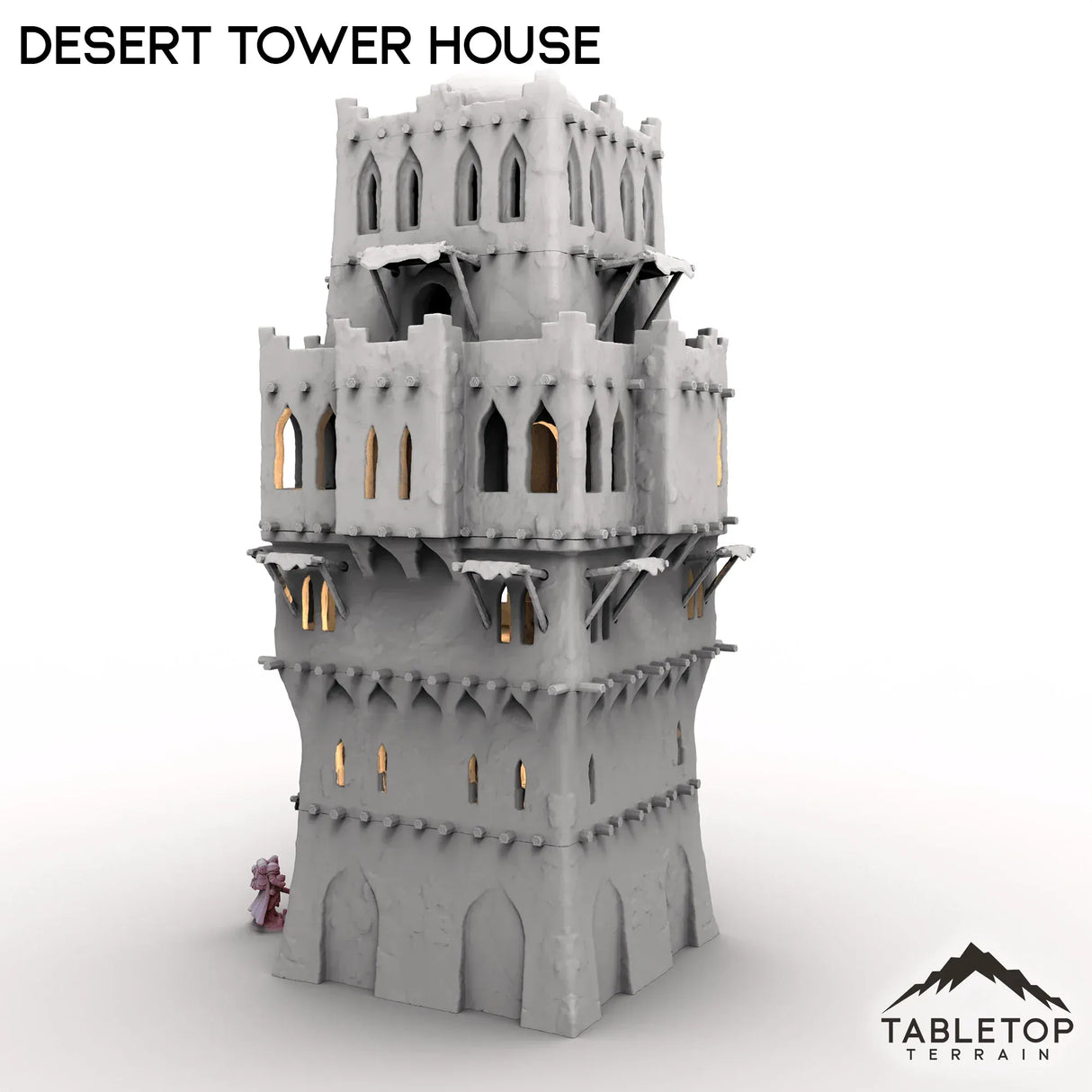 Tabletop Terrain Tower Desert Tower House