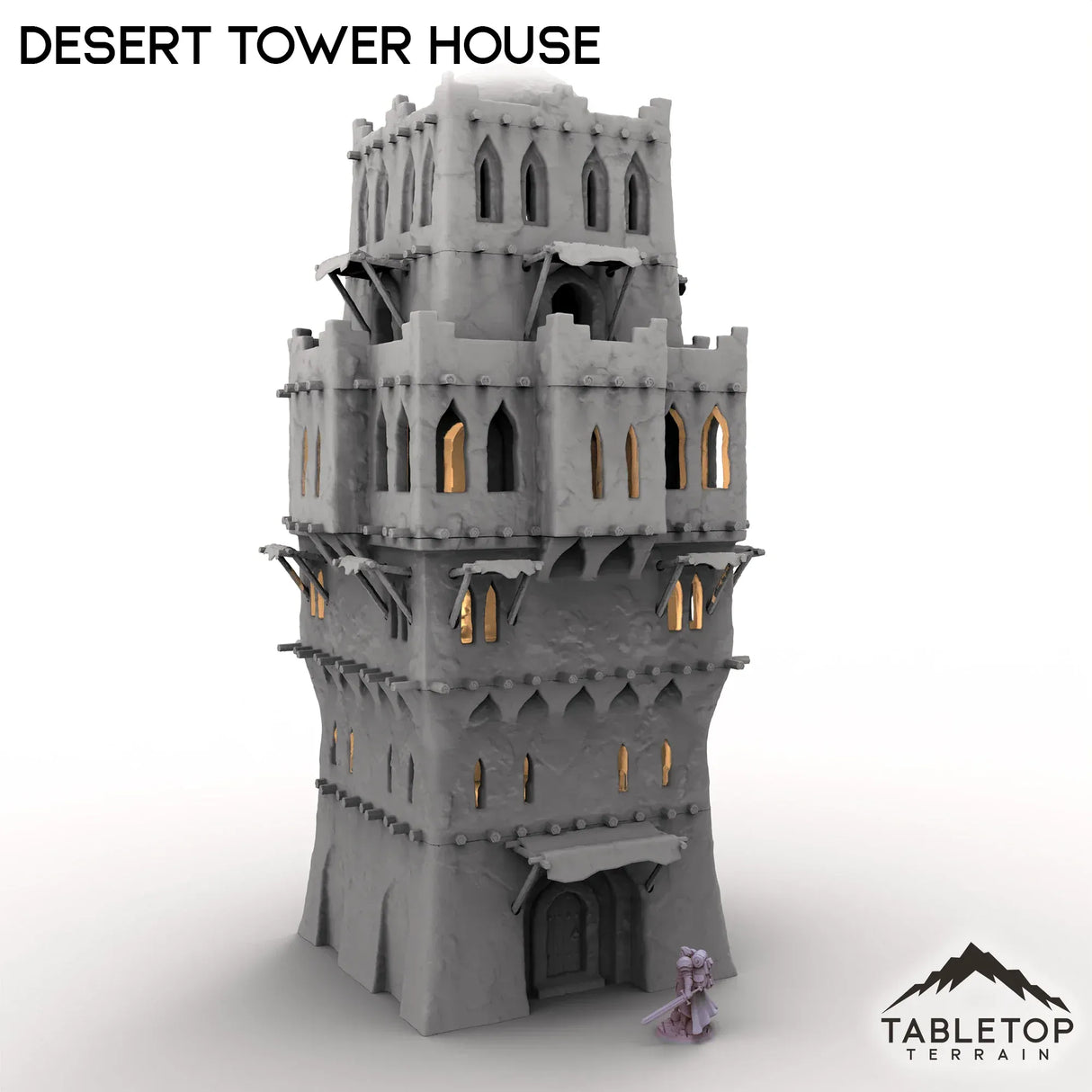 Tabletop Terrain Tower Desert Tower House