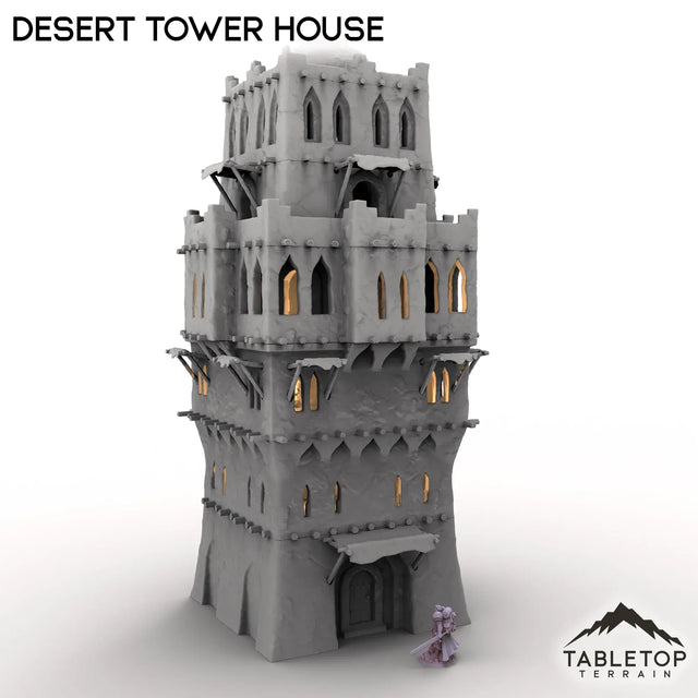 Tabletop Terrain Tower Desert Tower House