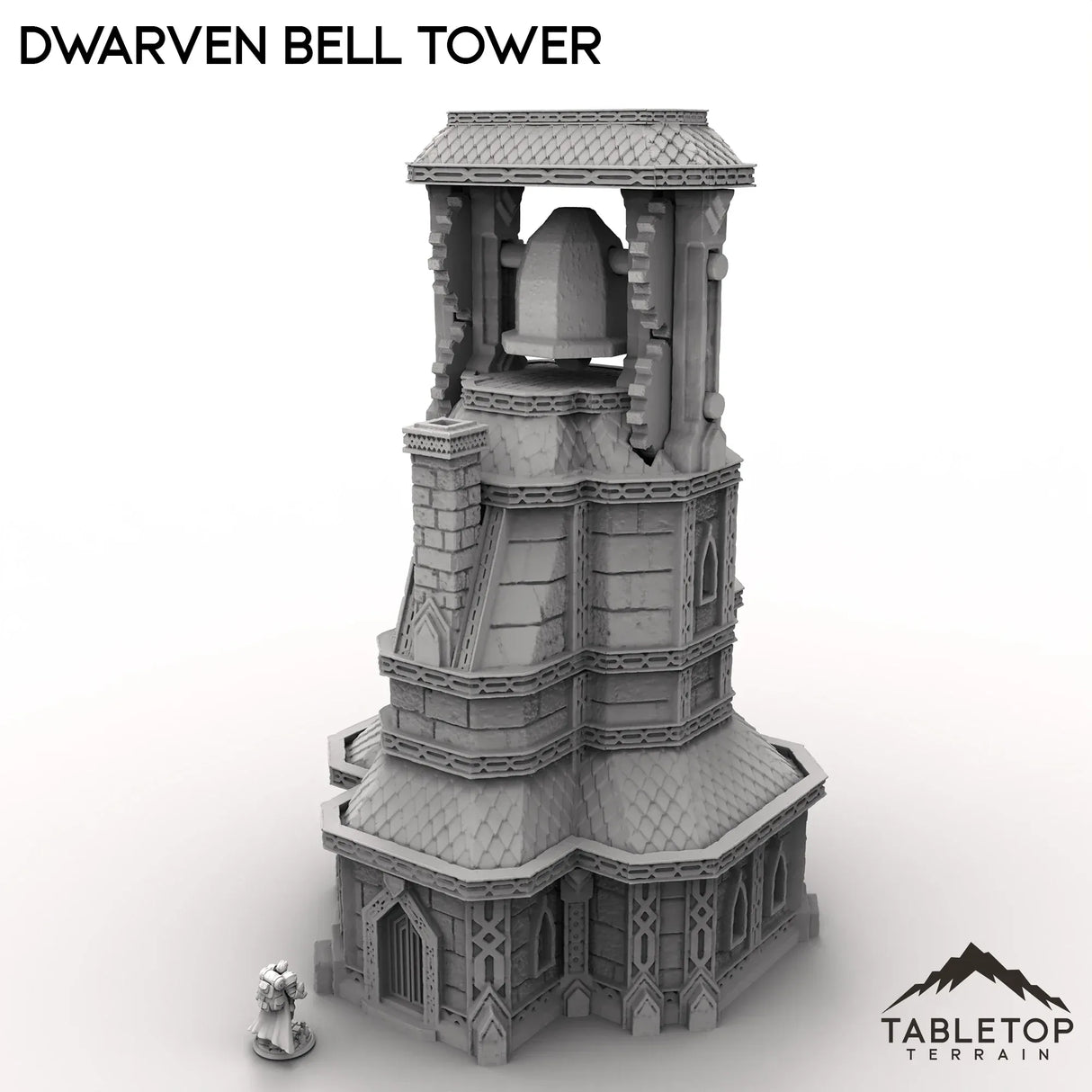 Tabletop Terrain Tower Dwarven Bell Tower