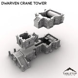 Tabletop Terrain Tower Dwarven Crane Tower