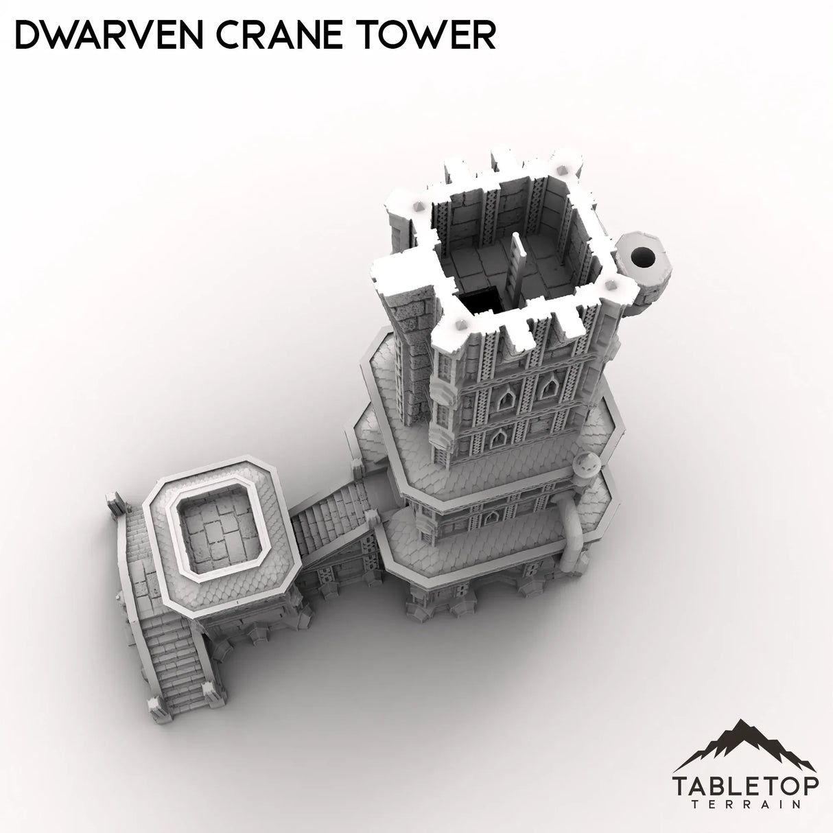 Tabletop Terrain Tower Dwarven Crane Tower