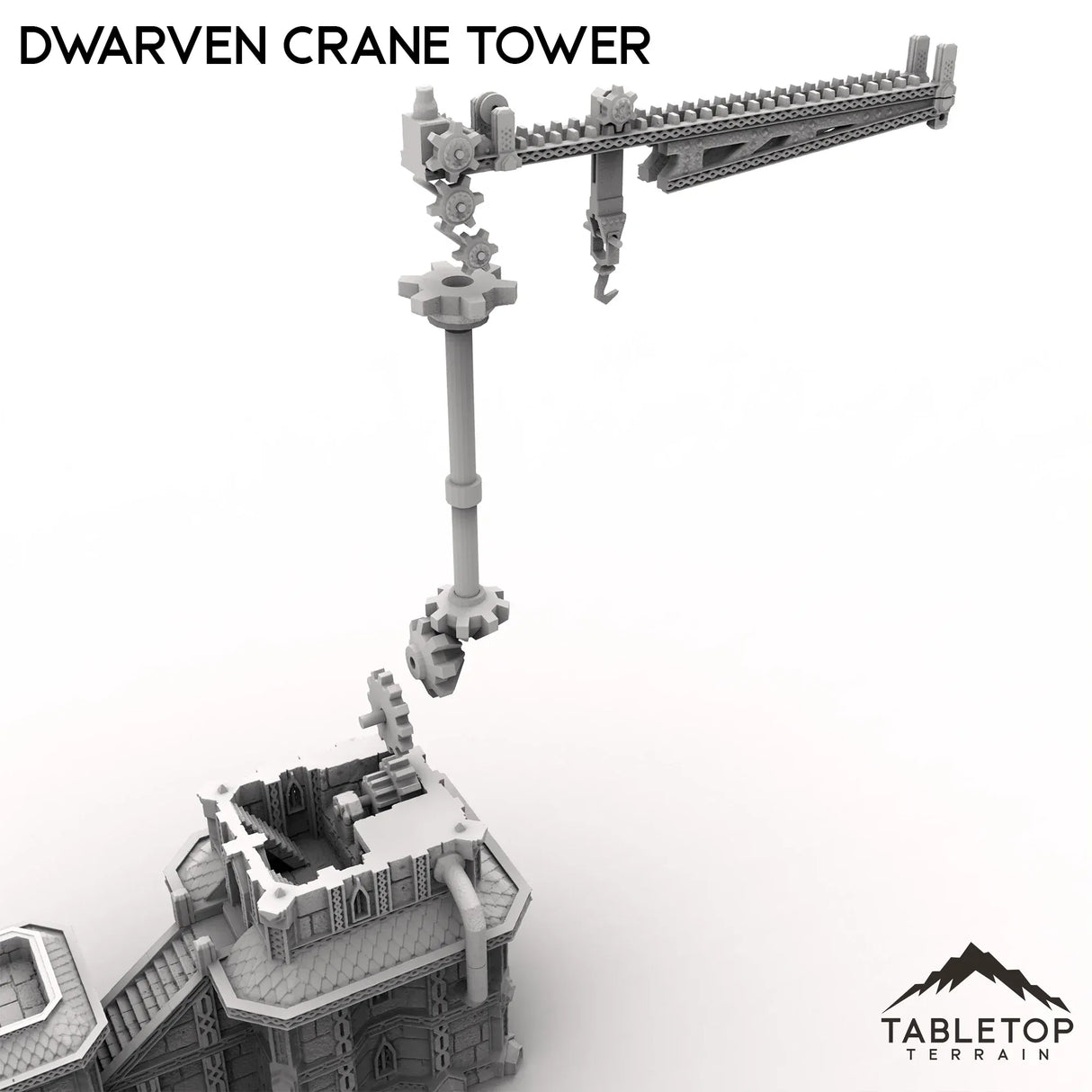 Tabletop Terrain Tower Dwarven Crane Tower