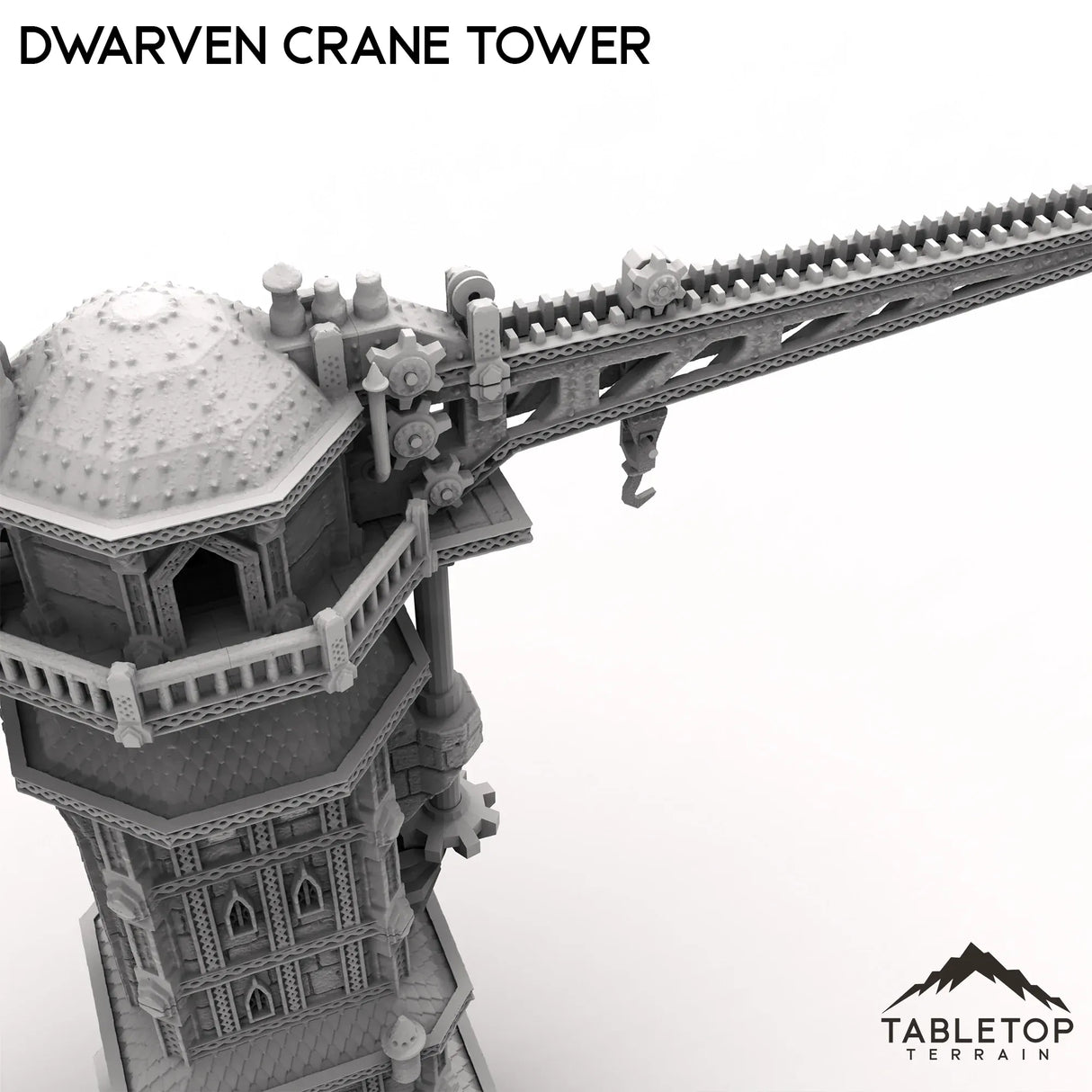 Tabletop Terrain Tower Dwarven Crane Tower