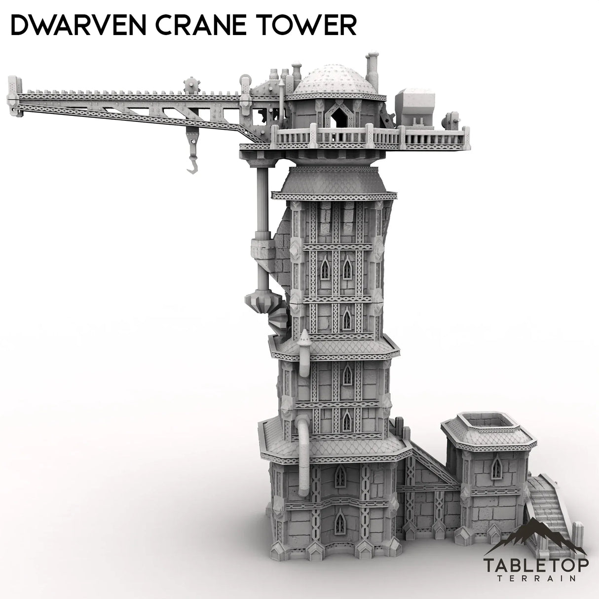 Tabletop Terrain Tower Dwarven Crane Tower